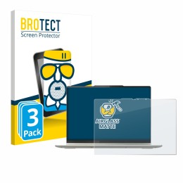 Parte frontal de un envase de producto con el logotipo de la marca BROTECT. Al lado se muestra el dispositivo Lenovo Yoga 7 2-