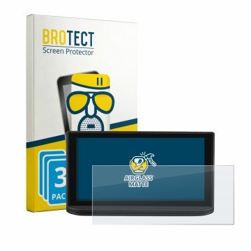 Parte frontal de un envase de producto con el logotipo de la marca BROTECT. Al lado se muestra el dispositivo Peugeot 3008 202