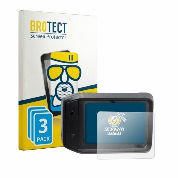 Face avant d’un emballage produit avec le logo de la marque BROTECT. À côté, l’appareil Decathlon Rockrider Ergo 900 est repré