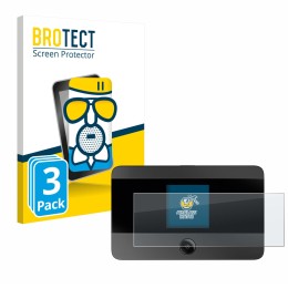 Parte frontal de un envase de producto con el logotipo de la marca BROTECT. Al lado se muestra el dispositivo TP-Link M7350 co