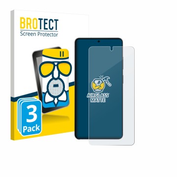 Face avant d’un emballage produit avec le logo de la marque BROTECT. À côté, l’appareil Samsung Galaxy S26 Ultra est représent