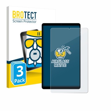 Parte frontale di una confezione del prodotto con il logo del marchio BROTECT. Accanto è raffigurato il dispositivo Teclast T5