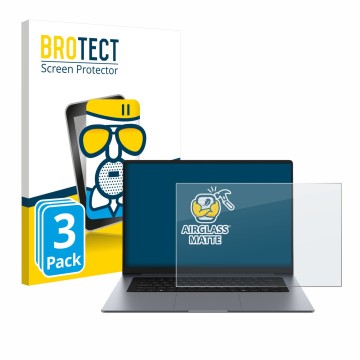 Vorderseite einer Produktverpackung mit dem Markenlogo BROTECT. Daneben ist das Gerät Samsung Galaxy Book6 16