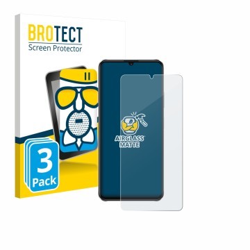 Face avant d’un emballage produit avec le logo de la marque BROTECT. À côté, l’appareil Huawei Nova Y72S est représenté avec l