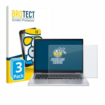 Parte frontale di una confezione del prodotto con il logo del marchio BROTECT. Accanto è raffigurato il dispositivo Acer Aspir