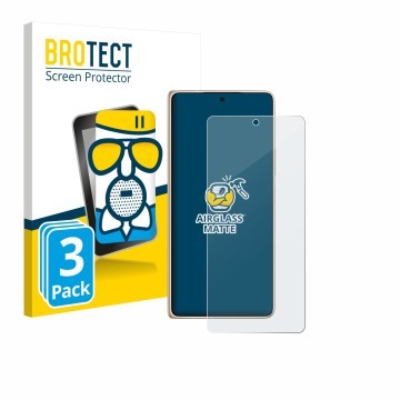 Face avant d’un emballage produit avec le logo de la marque BROTECT. À côté, l’appareil Honor Magic V6 est représenté avec la 