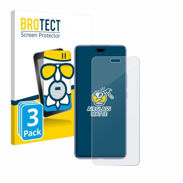 Vorderseite einer Produktverpackung mit dem Markenlogo BROTECT. Daneben ist das Gerät Huawei Nova 12 Pro mit dem zugehörigen D