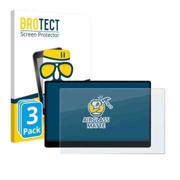 Front side of a product packaging with the brand logo BROTECT. Next to it is the device Sotsu FlipAction Go 14