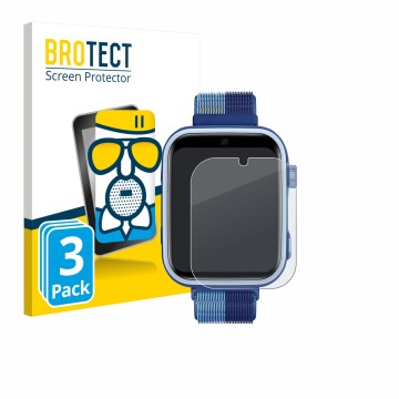 Vorderseite einer Produktverpackung mit dem Markenlogo BROTECT. Daneben ist das Gerät Oliimptek T45 mit dem zugehörigen Displa