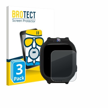 Face avant d’un emballage produit avec le logo de la marque BROTECT. À côté, l’appareil VELTIX ‎X Pro 1.69