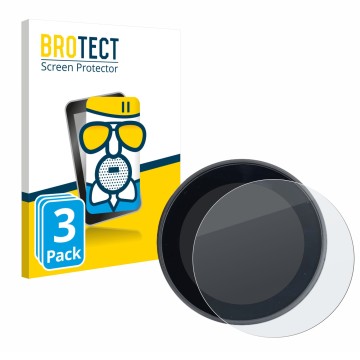 Face avant d’un emballage produit avec le logo de la marque BROTECT. À côté, l’appareil Meraki Espresso Machine est représenté