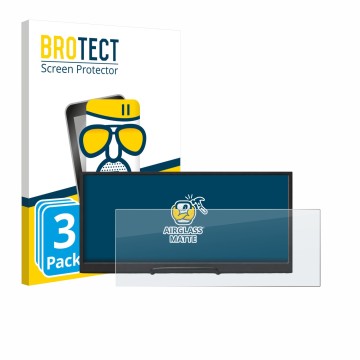 Vorderseite einer Produktverpackung mit dem Markenlogo BROTECT. Daneben ist das Gerät Prechen HD-123 12,3