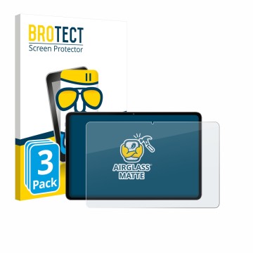 Parte frontale di una confezione del prodotto con il logo del marchio BROTECT. Accanto è raffigurato il dispositivo Alldocube 