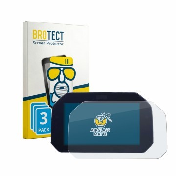 Vorderseite einer Produktverpackung mit dem Markenlogo BROTECT. Daneben ist das Gerät BMW S 1000 XR K69 2024 TFT 6.5