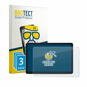 Parte frontal de un envase de producto con el logotipo de la marca BROTECT. Al lado se muestra el dispositivo Lenovo ThinkTab 