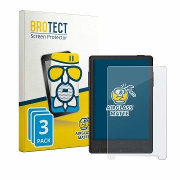 Vorderseite einer Produktverpackung mit dem Markenlogo BROTECT. Daneben ist das Gerät Xteink X3 mit dem zugehörigen Displaysch