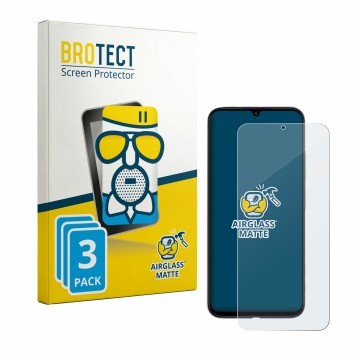 Vorderseite einer Produktverpackung mit dem Markenlogo BROTECT. Daneben ist das Gerät Redmi R70m 5G mit dem zugehörigen Displa