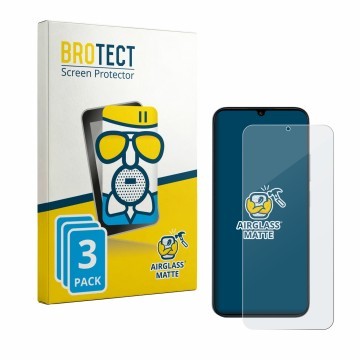 Vorderseite einer Produktverpackung mit dem Markenlogo BROTECT. Daneben ist das Gerät Redmi R70 5G mit dem zugehörigen Display