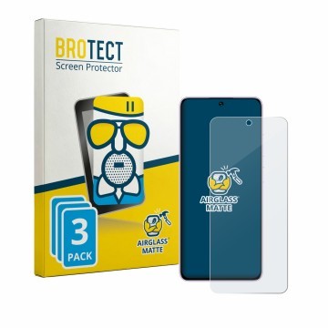 Vorderseite einer Produktverpackung mit dem Markenlogo BROTECT. Daneben ist das Gerät Oukitel C26 mit dem zugehörigen Displays