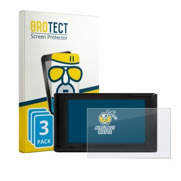 Face avant d’un emballage produit avec le logo de la marque BROTECT. À côté, l’appareil Luocute S966 est représenté avec la pr