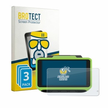 Parte frontale di una confezione del prodotto con il logo del marchio BROTECT. Accanto è raffigurato il dispositivo Zebra WT64