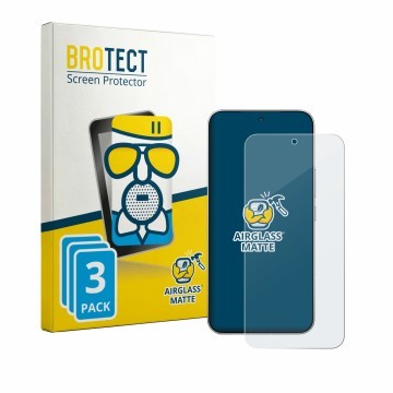 Parte frontale di una confezione del prodotto con il logo del marchio BROTECT. Accanto è raffigurato il dispositivo Xiaomi Red
