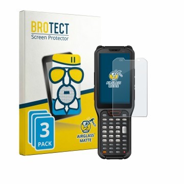 Face avant d’un emballage produit avec le logo de la marque BROTECT. À côté, l’appareil Urovo RT40S est représenté avec la pro