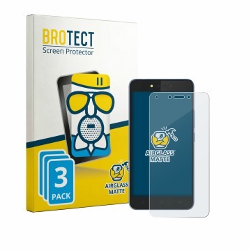 Parte frontal de un envase de producto con el logotipo de la marca BROTECT. Al lado se muestra el dispositivo Tecno Pouvoir 1 