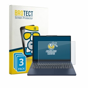 Vorderseite einer Produktverpackung mit dem Markenlogo BROTECT. Daneben ist das Gerät Lenovo IdeaPad Slim 3i Gen 11 15
