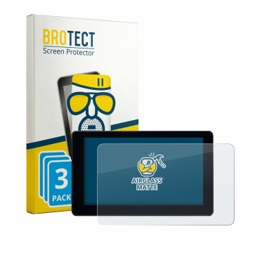 Vorderseite einer Produktverpackung mit dem Markenlogo BROTECT. Daneben ist das Gerät Zontes 368G 2025 mit dem zugehörigen Dis