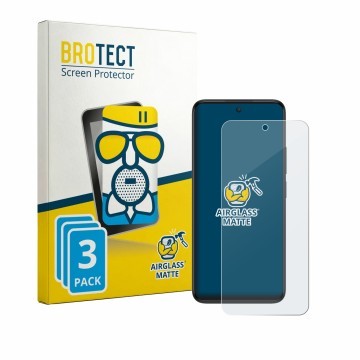 Parte frontale di una confezione del prodotto con il logo del marchio BROTECT. Accanto è raffigurato il dispositivo TCL 605 co