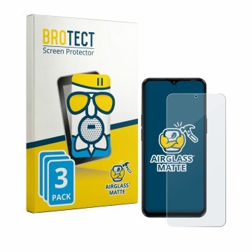 Face avant d’un emballage produit avec le logo de la marque BROTECT. À côté, l’appareil Blackview Wave 7C est représenté avec 