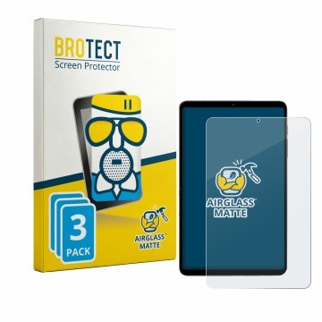 Front side of a product packaging with the brand logo BROTECT. Next to it is the device BNCF BPad T1 shown with the correspond
