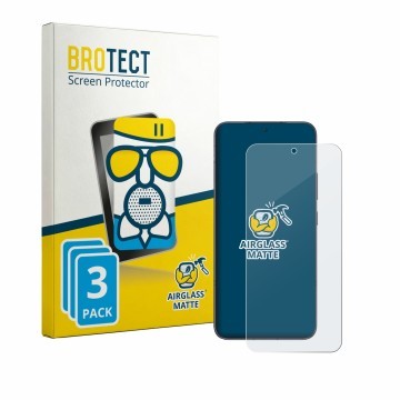 Vorderseite einer Produktverpackung mit dem Markenlogo BROTECT. Daneben ist das Gerät Honor Power 2 mit dem zugehörigen Displa