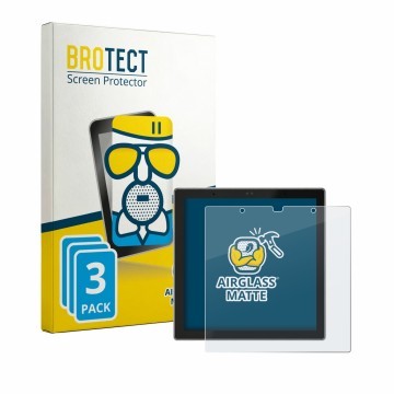Front side of a product packaging with the brand logo BROTECT. Next to it is the device SONOFF NSPanel Pro Gen 2 shown with th
