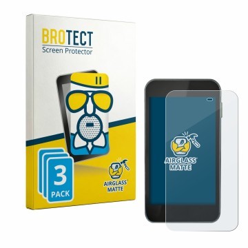 Front side of a product packaging with the brand logo BROTECT. Next to it is the device Equil Patch 200U shown with the corres