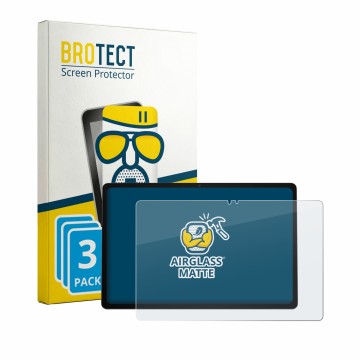 Vorderseite einer Produktverpackung mit dem Markenlogo BROTECT. Daneben ist das Gerät ASUS Chromebook CM32 mit dem zugehörigen