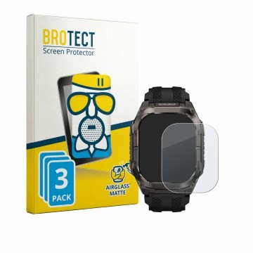 Vorderseite einer Produktverpackung mit dem Markenlogo BROTECT. Daneben ist das Gerät Kospet Tank M4C mit dem zugehörigen Disp