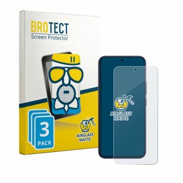 Face avant d’un emballage produit avec le logo de la marque BROTECT. À côté, l’appareil Vivo Y600 Pro est représenté avec la p