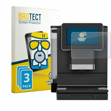 Parte frontale di una confezione del prodotto con il logo del marchio BROTECT. Accanto è raffigurato il dispositivo Nivona NIV