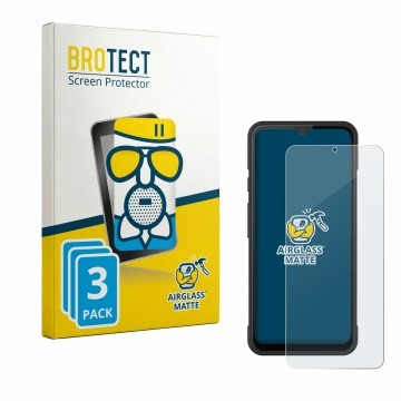 Vorderseite einer Produktverpackung mit dem Markenlogo BROTECT. Daneben ist das Gerät iMin Swift 1 Pro mit dem zugehörigen Dis