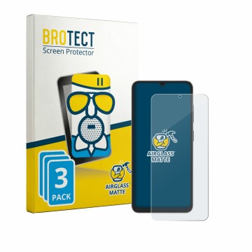 Vorderseite einer Produktverpackung mit dem Markenlogo BROTECT. Daneben ist das Gerät Hotwav A16 Pro Max mit dem zugehörigen D