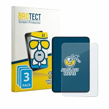 Vorderseite einer Produktverpackung mit dem Markenlogo BROTECT. Daneben ist das Gerät Oppo Pad Mini mit dem zugehörigen Displa