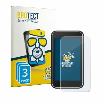 Parte frontal de un envase de producto con el logotipo de la marca BROTECT. Al lado se muestra el dispositivo Shot Scope H50 c
