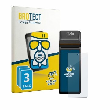 Parte frontal de un envase de producto con el logotipo de la marca BROTECT. Al lado se muestra el dispositivo Brainsport myPAD