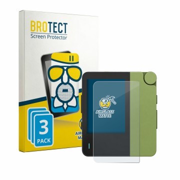 Parte frontale di una confezione del prodotto con il logo del marchio BROTECT. Accanto è raffigurato il dispositivo Hiby W4 co