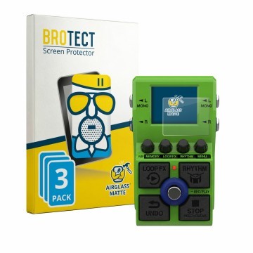Parte frontale di una confezione del prodotto con il logo del marchio BROTECT. Accanto è raffigurato il dispositivo Zoom MS-90