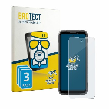 Parte frontale di una confezione del prodotto con il logo del marchio BROTECT. Accanto è raffigurato il dispositivo Blackview 