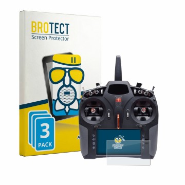 Parte frontale di una confezione del prodotto con il logo del marchio BROTECT. Accanto è raffigurato il dispositivo Spektrum i