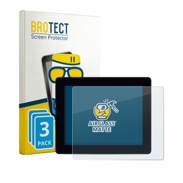 Face avant d’un emballage produit avec le logo de la marque BROTECT. À côté, l’appareil Iiyama ProLite TF1215MC-B1 est représe